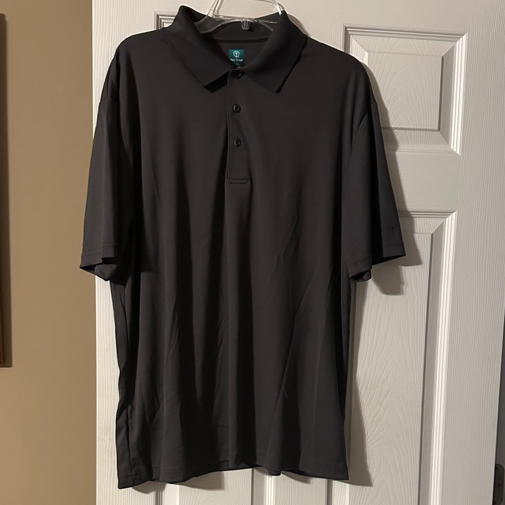 Pro Tour Men's Dark Gray Polo Shirt